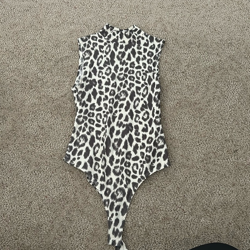 Cheetah print bodysuit